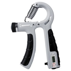 Rewilding 簡易握力器 電子計數 5~60kg, 1個, 黑灰色