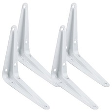 Ruding置物架支架固定支架 中, 白色, 4個