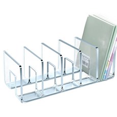 올인셀 깔끔한 책꽂이 5단, 투명