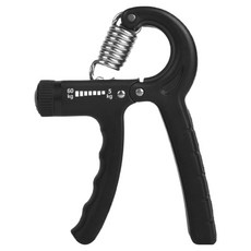 Rewilding 簡約握力器 無橡膠握把, 1個, 全黑色