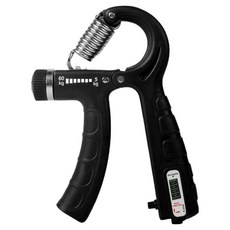 Rewilding 簡易握力器 電子計數 5~60kg, 1個, 全黑色