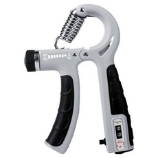 Rewilding 簡約握力器 計數 5~60kg, 黑灰色, 1個