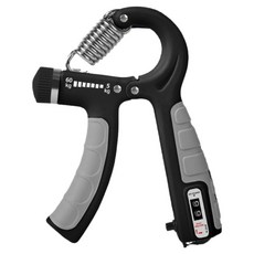 Rewilding 簡約握力器 計數 5~60kg, 深灰色, 1個