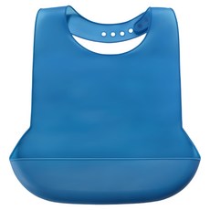 로시테라 실리콘 성인용 턱받이 M, 네이비, 1개