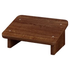 통근창고 책상밑 발받침대 300 x 200 x 140 mm, 다크브라운