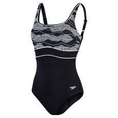 speedo 女士連身塑身修飾 Eclipse 亞洲版型泳衣 8-00324315149