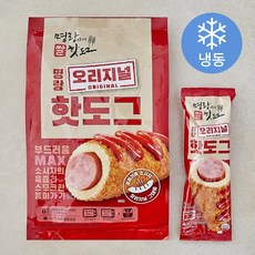 명랑 오리지널 핫도그 (냉동), 85g, 1개, 8개입
