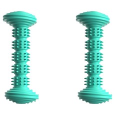 순잠 반려동물 물고 씹고 치카치카 스트레스 날리는 양치 장난감, 민트, 2개