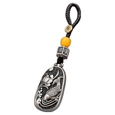 Apick 幸運象徵魚形鑰匙圈 2.7 x 4.6 cm, 1個, 混合色