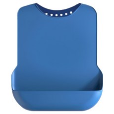 로시테라 탈부착 성인용 실리콘 턱받이 M, 블루, 1개