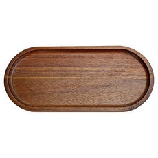 Himroom 堅固實木託盤, 1個, 大號橢圓托盤