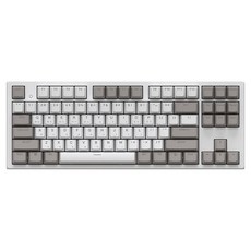COX RGB PBT 무접점 유선 텐키리스 키보드 45g, White, 엔데버 White, 엔데버
