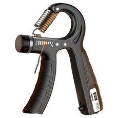 Rewilding 體力計數握力器 10~100kg, 黑色, 1個