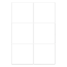 Ablon 條碼紙 A4 105 x 99 mm, 6格, 100個