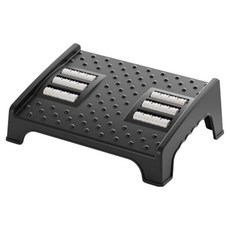 통근창고 책상 다리거치 발받침대 L 375 x 290 x 125 mm, 블랙