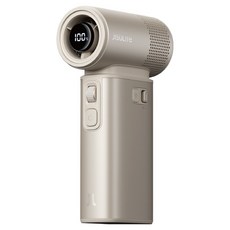 지수라이프 BLDC 100단 무선 미니 휴대용 선풍기, Handheld Fan Ultra 2, Champagne Brown