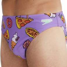 speedo 男士持久耐穿 Cheat Day Treats 三角泳褲 5cm 8-00354417165