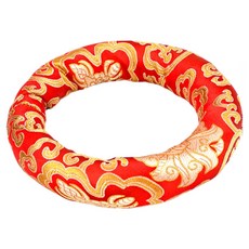 Greenuer 冥想頌缽圓形底座墊 16.5cm, 1個, 混色