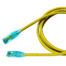 LS전선 가가 CAT 6 UTP 인터넷 연결 기가 랜케이블, 옐로우, 1개, 40m