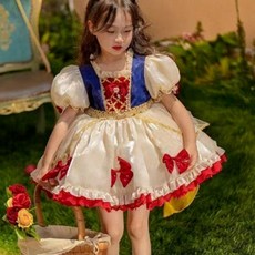 Bebe Mong Story 女童紅色蝴蝶結連身裙