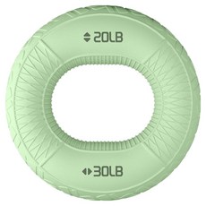 Rewilding 圓形握力器 9~13.6kg, 淺綠色, 1個