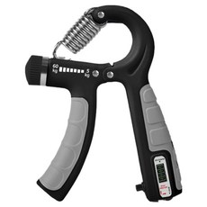 Rewilding 簡易握力器 電子計數 5~60kg, 1個, 深灰色