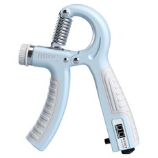 Rewilding 體力計數握力器 10~100kg, 馬卡龍藍, 1個