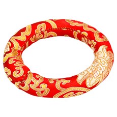 Greenuer 冥想頌缽圓形底墊 13.5cm, 1個, 混合顏色