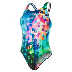 speedo 女性高耐用連身泳衣 Digital 8-06187C787