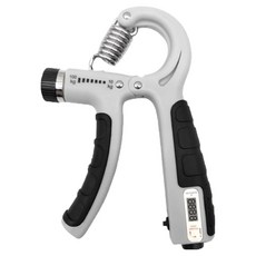 REWILDING 體力握力器 電子計數 5~100kg, 1個, 灰黑色