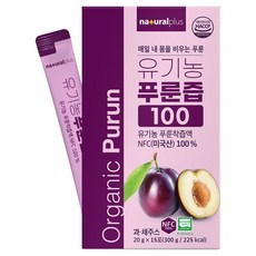내츄럴플러스 유기농 푸룬즙 100 15p, 300g, 1개