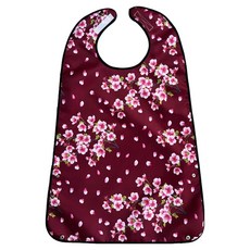 굿썸 세탁하기 쉬운 성인 방수 턱받이 50 x 75 cm, 스타일12, 1개