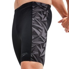 speedo 男士高耐度訓練款五分Hyperboom拼接泳褲 8-003013G718