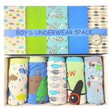 On-wear 男童純棉 Full House 三角內褲 5件組