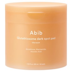 아비브 글루타치온좀 비타 터치 잡티패드 220ml, 60매입, 1개