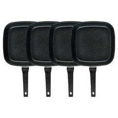 QUEEN SENSE Dinner 方形煎鍋 27cm, 4個, 單品, 棕色