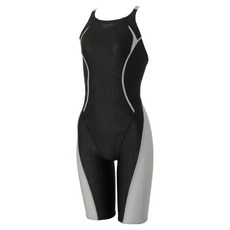 speedo 女性素色五分半身露背泳衣 SCW12301FSV