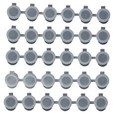 Onyeri 美術用油漆顏料 一次性6格分裝盒, 6格, 5個