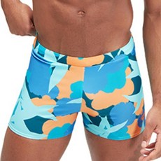 speedo 男士 Escape 四角泳褲 8-00301815778