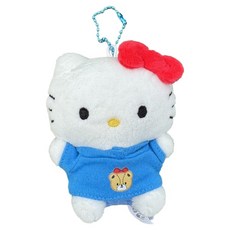 산리오 봉제인형 후드 가방걸이, 헬로키티, 1개, 8cm