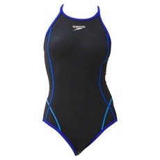 speedo 女性集中托高連身Turns泳衣 STW02301BL
