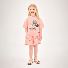 JELISPOON 女童透氣迪士尼米妮Shadow Face居家服套裝