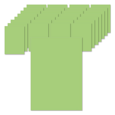 Pickdeal 素色色紙 薄荷綠 80g, 1色, 100個