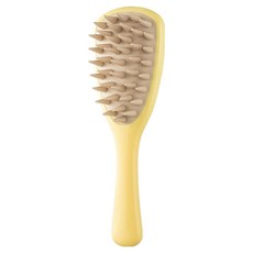 Goodsome 銀杏葉手柄頭皮按摩器 介紹2 6.5 x 20.5 x 2 cm, 黃色, 1個