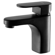 이누스 원홀 세면기 수전 블랙 무광 K-0310B 방문설치, 1개