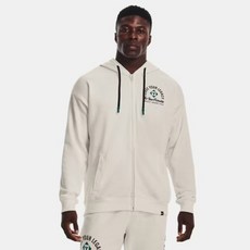 Under Armour 安德瑪 男性 Project Rock 重磅毛圈布全拉鍊外套 1377436-130