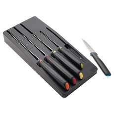 Joseph Joseph Elevate 多色刀具5件組 + 收納盒套組, 1套, 6件組