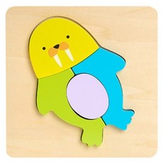 캐스비 튼튼 큰조각퍼즐 수달 세트, 1세트, 4피스