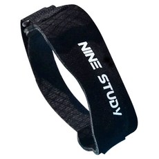 NINE STUDY 牛皮護膝髕骨帶 玄空黑, 1個