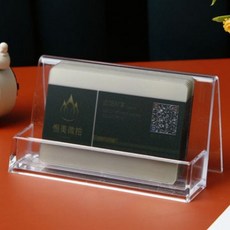 힘룸 편리한 명함꽂이 투명, 1개, 1단
